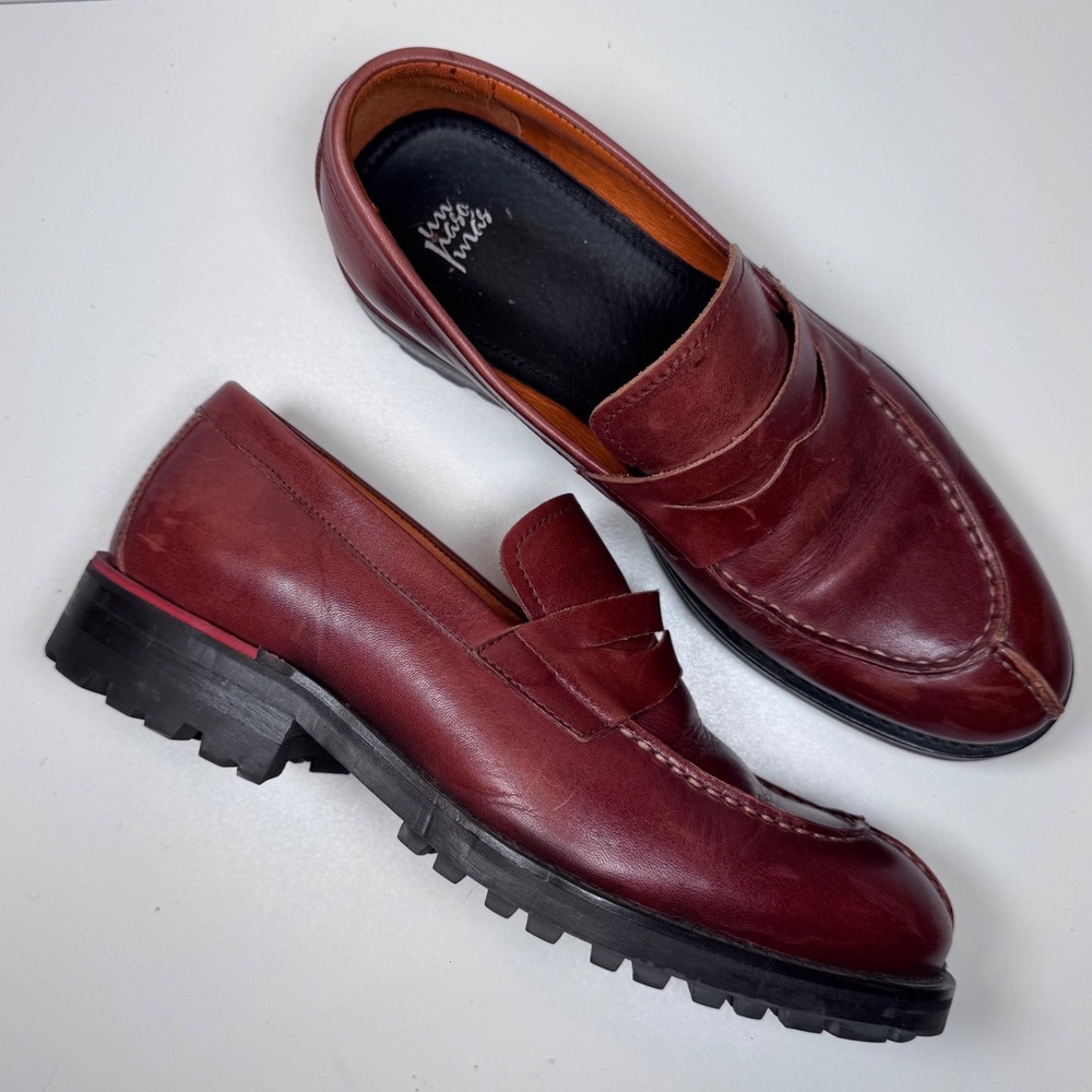 Ambitious Leather Penny Loafer Chunky Sole 9 Old Money Quiet Luxury Minimalist‎
